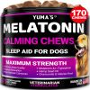 Melatonin Calming Chews for Dogs 170 Chews Dog Stress and Anxiety Relief