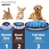 Adjustable Snuffle Foraging mat Dog Mental Puzzle Interactive Stimulation Toys for Smell Training and Slow Eating Stress Relief for Feeding Dog