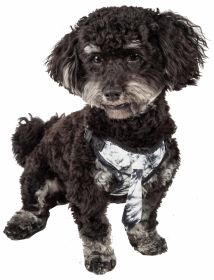 Pet Life 'Bonatied' Mesh Reversible And Breathable Adjustable Dog Harness W/ Designer Neck Tie (Color: Camo, size: X-Small)