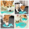 Silicone Lick Mat For Pet Dogs Slow Food Plate Rice Bowl For Small Medium Dog Anti Gulping Choking Feeder Puppy Treat Dispenser