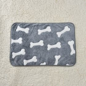 For Common Dogs Blanket Non-slip Seat Cushion (Option: Bone-60x80cm)